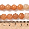 Natural Red Aventurine Bead Strands G-P257-02-10mm-01-3