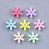 Opaque Solid Color Acrylic Paddle Beads MACR-T030-01-1