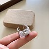 Alloy & Plastic Pearl Cuff Open Rings for Women WGF0041-02-1