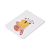 Rectangle Paper Hair Clip Display Cards CDIS-C004-03G-4
