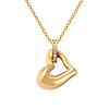 Stainless Steel Pendant Necklaces PW-WGC497A-03-1