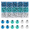 375Pcs 3 Colors ABS Plastic Beads KY-PH0002-43-1
