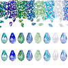160Pcs 8 Colors Electroplate Glass Beads Strands GLAA-PH0003-31A-1