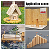 Wood Craft Sticks WOOD-WH0125-11K-6
