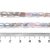 Electroplate Glass Beads Strands EGLA-D030-08A-4