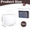 PVC Storage Tote Bags with Snap Button ABAG-WH0023-87-2