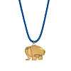 304 Stainless Steel Pendant Twisted Cotton Cord Necklaces for Women FS-WGC34B2-02-1