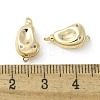 Rack Plating Brass Micro Pave Clear Cubic Zirconia Box Clasps KK-U052-18G-3