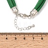 Microfiber Leather Multi-strand Cord Bracelets Makings FB-CBA983F-01P-13-3