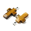 Natural Tiger Eye Pendants GG-K002-11N-2