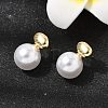 Brass Stud Earring EJEW-H180-05G-1