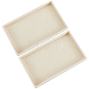 Rectangle Wood Covered with Velvet Jewelry Trinket Display Trays AJEW-WH20054-062K-01-1