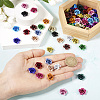 108Pcs 18 Colors Aluminum Beads FALUM-TA0001-01-5