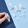  100Pcs Plastic Eye Dropper Bottles MRMJ-NB0001-25-3