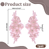 1 Pair Polyester Decorations DIY-HY0003-54A-2