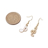 Alloy and Enamel Dangle Earrings for Woman EJEW-JE06019-3