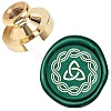 Wax Seal Brass Stamp Head AJEW-WH0209-572-1