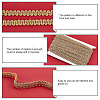 Sparkle Braided Polyester Lace Trim OCOR-WH0079-24A-5