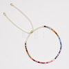 Adjustable Plastic Beaded Slider Bracelets YS6543-7-1