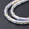 Electroplate Glass Beads Strands EGLA-K014-B-AB01-4