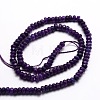 Dyed Natural Malaysia Jade Rondelle Beads Strands G-E316-2x4mm-22-2