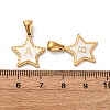 304 Stainless Steel Enamel Pendants STAS-I353-04G-3