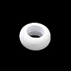Spray Paint Brass European Beads KK-CBA109E-07-1