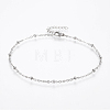 304 Stainless Steel Anklets AJEW-H013-06P-1