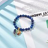 5Pcs 5 Style Natural & Synthetic Mixed Gemstone Stretch Bracelets Set BJEW-JB08747-6