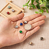 Fashewelry 9Pcs 9 Styles Natural Mixed Stone Charms G-FW0001-28-7