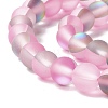 Synthetic Moonstone Beads Strands G-E573-01A-11-4