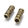 Tibetan Style Hollow Tube Beads MLF10482Y-NF-2