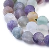 Natural Fluorite Beads Strands G-K292-01-4