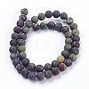 Natural Bloodstone Beads Strands G-F520-59-10mm-2