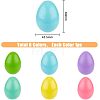 6Pcs 6 Colors Blank Wood Simulation Eggs DIY-FH0005-09-2