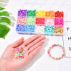 2250Pcs 15 Colors Handmade Polymer Clay Beads CLAY-YW0001-26A-7