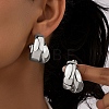 Alloy Two-layer Hoop Earrings FS-WG81E20-02-2