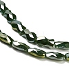 Electroplate Glass Beads Strands EGLA-P066-01A-AB02-3