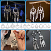96Pcs 12 Styles Alloy Hollow Chandelier Component Links FIND-PH0061-70-5