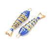 Rack Plating Brass Pendants KK-A268-05G-C06-4