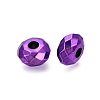 UV Plating Acrylic European Beads OACR-E033-22-04-2