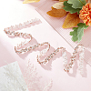 Fingerinspire 1 Yard Crystal Hotfix Rhinestone Bridal Belt Trim Chain DIY-FG0004-44B-5