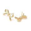 Brass Stud Earring Findings KK-D504-02G-2