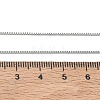 10Pcs 1MM 304 Stainless Steel Box Chain Necklaces NJEW-G203-07P-5