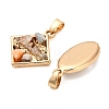 Natural Druzy Agate Pendants GG-K002-21-2