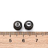 8 Ball 304 Stainless Steel Enamel Beads STAS-B085-20G-3