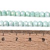 Anti-Tarnish Electroplate Glass Beads Strands EGLA-ZX010-4mm-11-6
