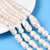 Natural Baroque Keshi Pearl Beads Strands PEAR-S020-O04-1