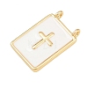 Brass Enamel Pendants KK-L251-01G-B04-2