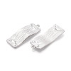 Rack Plating Textured Alloy Pendants PALLOY-T095-17P-2